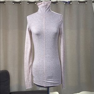 High neck cream underwater